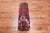 Red 6' 10" X 9' 7" Vintage Persian Heriz Serapi Handmade Wool Rug - Q25101