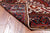 Red 6' 10" X 9' 7" Vintage Persian Heriz Serapi Handmade Wool Rug - Q25101