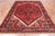 Red 6' 7" X 9' 7" Vintage Persian Heriz Serapi Hand-Knotted Wool Rug - Q25102