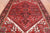 Red 6' 7" X 9' 7" Vintage Persian Heriz Serapi Hand-Knotted Wool Rug - Q25102