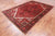 Red 6' 7" X 9' 7" Vintage Persian Heriz Serapi Hand-Knotted Wool Rug - Q25102