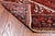 Red 6' 7" X 9' 7" Vintage Persian Heriz Serapi Hand-Knotted Wool Rug - Q25102