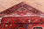Red 6' 7" X 9' 7" Vintage Persian Heriz Serapi Hand-Knotted Wool Rug - Q25102