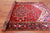 Red 6' 7" X 9' 7" Vintage Persian Heriz Serapi Handmade Wool Rug - Q25104