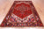 Red 6' 7" X 9' 7" Vintage Persian Heriz Serapi Handmade Wool Rug - Q25104