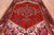 Red 6' 7" X 9' 7" Vintage Persian Heriz Serapi Handmade Wool Rug - Q25104