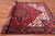 Red 6' 7" X 9' 3" Vintage Persian Heriz Serapi Handmade Wool Rug - Q25105