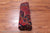 Red 6' 7" X 9' 3" Vintage Persian Heriz Serapi Handmade Wool Rug - Q25105