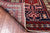Navy Blue 4' 2" X 9' 2" Runner Vintage Persian Handmade Wool Rug - Q25107