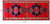 Red 4' 2" X 9' 10" Vintage Persian Hand Knotted Wool Runner Rug - Q25108