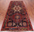Black 4' 3" X 10' 1" Runner Vintage Persian Handmade Wool Rug - Q25109