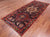 Black 4' 3" X 10' 1" Runner Vintage Persian Handmade Wool Rug - Q25109