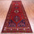 Red 4' 4" X 14' 7" Runner Vintage Persian Handmade Wool Rug - Q25110