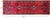 Red 4' 4" X 14' 7" Runner Vintage Persian Handmade Wool Rug - Q25110