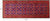 Blue 4' 2" X 11' 3" Runner Vintage Persian Hamadan Hand-Knotted Wool Rug - Q25111