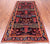 Navy Blue 4' 6" X 9' 7" Vintage Persian Tabriz Handmade Wool Rug - Q25115
