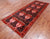 Navy Blue 4' 3" X 11' 5" Vintage Persian Hand-Knotted Wool Runner Rug - Q25116