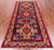 Eggplant Color 4' 2" X 9' 11" Runner Vintage Persian Hand Knotted Wool Rug - Q25117