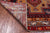 Eggplant Color 4' 2" X 9' 11" Runner Vintage Persian Hand Knotted Wool Rug - Q25117
