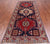 Navy Blue 4' 8" X 11' 1" Vintage Persian Heriz Serapi Handmade Wool Rug - Q25118