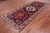 Navy Blue 4' 8" X 11' 1" Vintage Persian Heriz Serapi Handmade Wool Rug - Q25118