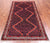 Navy Blue 4' 2" X 7' 8" Vintage Persian Hand Knotted Wool Rug - Q25119