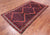 Navy Blue 4' 2" X 7' 8" Vintage Persian Hand Knotted Wool Rug - Q25119
