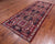 Grey 4' 2" X 9' 8" Runner Vintage Persian Hand-Knotted Wool Rug - Q25121