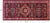 Navy Blue 4' 2" X 9' 11" Runner Vintage Persian Hand Knotted Wool Rug - Q25123