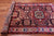 Navy Blue 4' 2" X 9' 11" Runner Vintage Persian Hand Knotted Wool Rug - Q25123