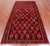 Navy Blue 4' 5" X 9' 2" Runner Vintage Persian Handmade Wool Rug - Q25124