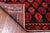 Navy Blue 4' 5" X 9' 2" Runner Vintage Persian Handmade Wool Rug - Q25124