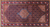 Navy Blue 4' 9" X 9' 3" Vintage Persian Handmade Wool Rug - Q25129