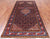 Navy Blue 4' 9" X 9' 3" Vintage Persian Handmade Wool Rug - Q25129