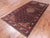 Navy Blue 4' 9" X 9' 3" Vintage Persian Handmade Wool Rug - Q25129