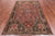 Rust 5' 0" X 7' 11" Vintage Persian Shiraz Handmade Wool On Wool Rug - Q25132