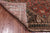 Rust 5' 0" X 7' 11" Vintage Persian Shiraz Handmade Wool On Wool Rug - Q25132