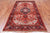 Rust 4' 11" X 7' 9" Vintage Persian Heriz Serapi Handmade Wool Rug - Q25133