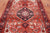 Rust 4' 11" X 7' 9" Vintage Persian Heriz Serapi Handmade Wool Rug - Q25133
