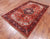 Rust 4' 11" X 7' 9" Vintage Persian Heriz Serapi Handmade Wool Rug - Q25133