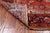Rust 4' 11" X 7' 9" Vintage Persian Heriz Serapi Handmade Wool Rug - Q25133