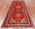 Red 4' 7" X 10' 10" Vintage Persian Handmade Wool Rug - Q25135