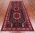 Grey 4' 4" X 10' 3" Runner Vintage Persian Hand-Knotted Wool Rug - Q25136