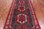 Grey 4' 4" X 10' 3" Runner Vintage Persian Hand-Knotted Wool Rug - Q25136