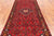 Red 4' 4" X 10' 10" Vintage Persian Hand-Knotted Wool Runner Rug - Q25137