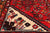 Red 4' 4" X 10' 10" Vintage Persian Hand-Knotted Wool Runner Rug - Q25137