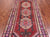 Red 4' 0" X 10' 0" Runner Vintage Persian Hand Knotted Wool Rug - Q25138