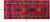Navy Blue 3' 10" X 9' 3" Vintage Persian Handmade Runner Wool Rug - Q25139
