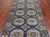 Blue 4' 1" X 9' 6" Runner Super Turkmen Ersari Hand Knotted Wool Rug - Q25140