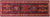 Navy Blue 3' 6" X 10' 7" Runner Vintage Persian Hand Knotted Wool Rug - Q25145